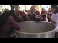 Lunch at the Monastery in Bago, Myanmar (Burma)