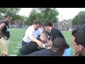 YouTube - High school football players compete in combines
