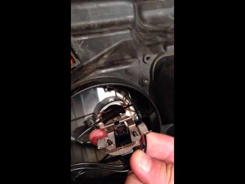how to remove headlight unit astra h