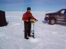 Lake of the woods ice hole