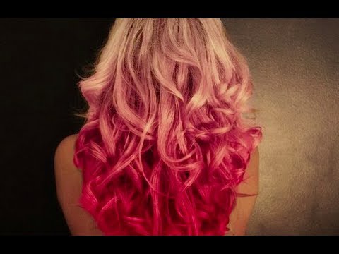 how to dye pink ombre hair