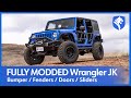 video thumbnail: TYGER FURY Rear Bumper Fit 2007-2018 Wrangler JK (NOT JL) | Textured Black TG-BP9J80098-FaV8LmS0ZYg
