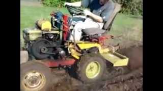 мини-трактор  из мотоблока зирка с фрезой