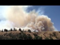 BANNING: Brush fire burning on hillside - YouTube