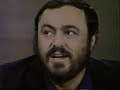 Robert Briggs sings in a Luciano Pavarotti Masterclass