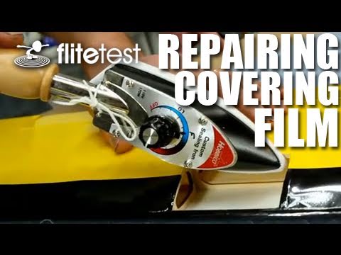 how to patch rc plane covering