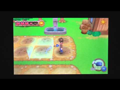 how to harvest crops in harvest moon