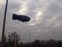 immagini del dirigibile su Bologna