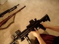 AR-15 and 9mm disassembly