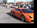 Lamborghinis arriving at VCR