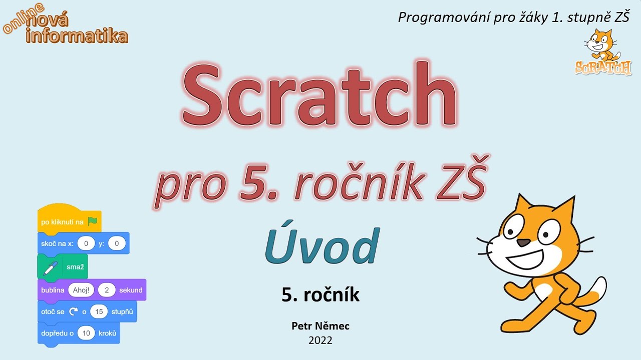 Scratch 5. třída - Úvod - Nová informatika