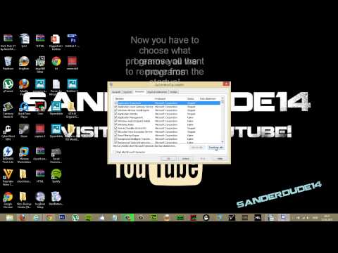 how to remove items from startup