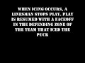 Incompetent NHL officiating (WHAT IS ICING?)