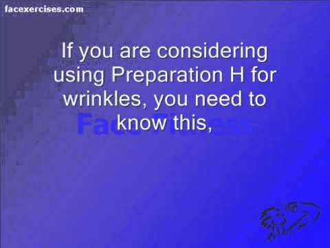 how to use preparation h for loose skin