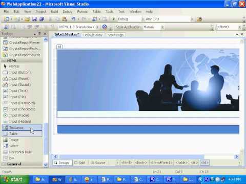TutorialMaster - This video shows how to create a master page in asp.net. . I got these videos from my asp.net training class. I thank arokia swami sir for these wonderful vi...
