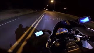 Biker outruns Helicopter on Kelly Drive