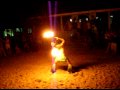 Firedance during Fiafia night - Samoa