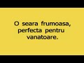 La vanatoare.