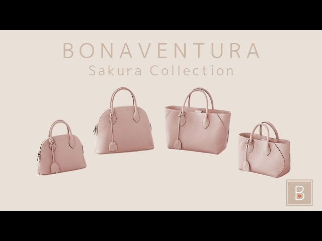 BONAVENTURA ボナペンチュラ　限定桜ピンク(スモール)完売商品 新色】サクラピンク(アリア ハートバッグ)
