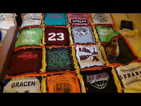 how to turn t-shirts into a quilt