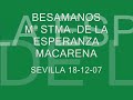 besamanos mª stma  de la esperanza macarena