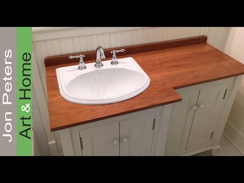 how to make a wooden sink