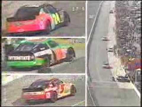 1995 Puralator 500 - Ken Schrader crash