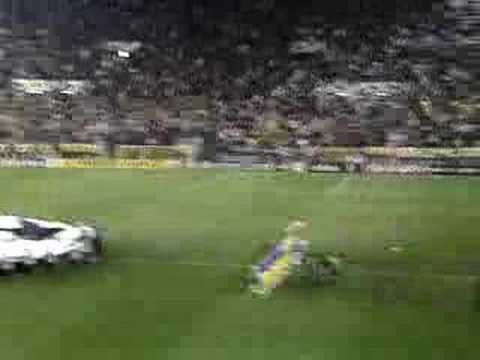 Himno de la Champions en El Madrigal