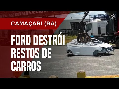 Ford destruye vehículos incompletos