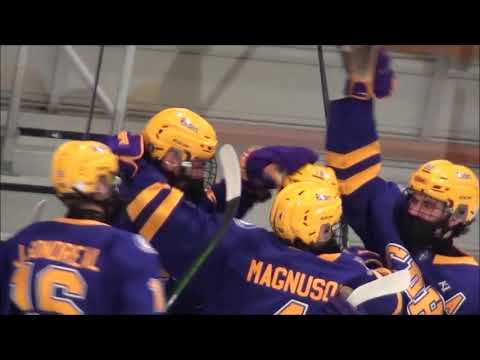 Jake Fisher with his 1st of 2 vs. Mounds View!