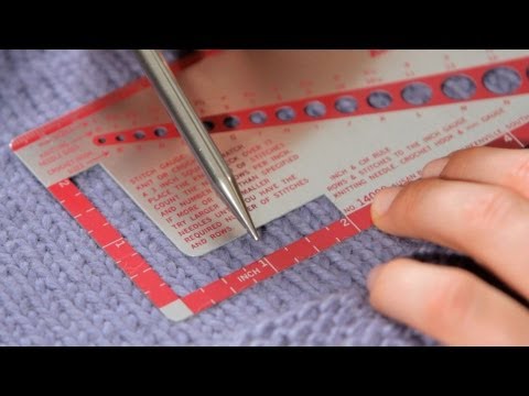how to calculate a gauge in knitting