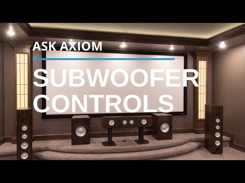 how to set subwoofer phase