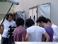Les Jonas Brothers en interview (de dos)