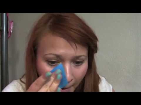 So benutzt man oil control paper.