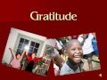 Thanksgiving- Cultivating a sense of gratitude in relationships Thanksgiving- Cultivating a sense of gratitude in relationships