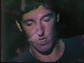 Bruce Springsteen - INTERVIEW  Aug  22  1978
