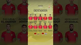 أول لائحة لمحمد وهبي رفقة  #أسود_الأطلس .. مفاجآت وأسماء جديدة