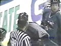 Granato checks Simpson 00-01 playoffs Granato checks Simpson 00-01 playoffs