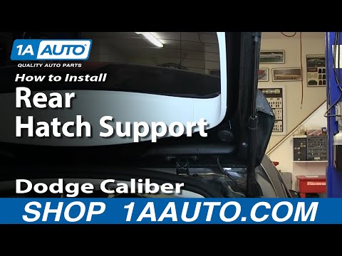 How To Install Replace Sagging Rear Hatch Support Pistons 2007-12 Dodge Caliber