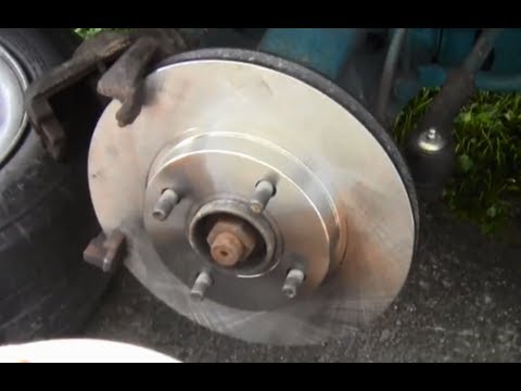 How to Remove Install Disc Brake Rotors on Mercury Mystique / Ford Contour 1995-2000