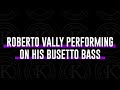 Roberto Vally Performing on His Busetto Bass at NAMM PM set