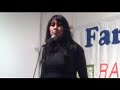 Anna Chen recites her poem, Daddy Freud, at the Farrago