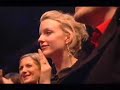 pink floyd's induction into the uk music hall of fame. only david and nick are present. roger accepts the award via satellite, and rick is absent due to surgery.