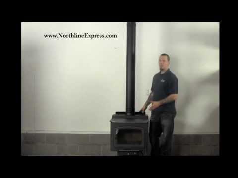 how to fasten stove pipe