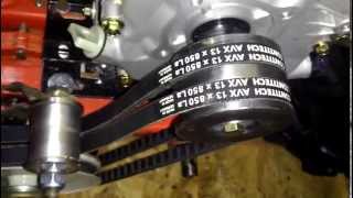мотокультиватор КРОТик ремни под размер двигателя и редуктора