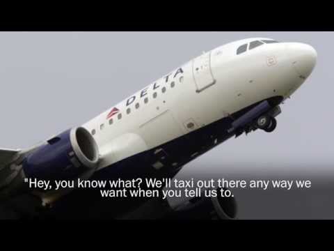LISTEN: Testy Exchange Between Delta Pilot and Air Traffic Controller + Subtitles