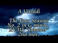vivaldi four seasons \" summer\" all movements in one