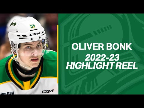 Oliver Bonk (London Knights) - 2022-23 OHL Highlights
