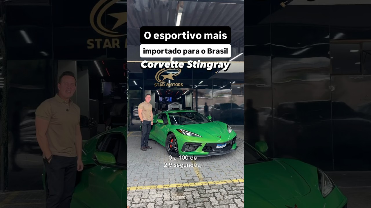 O esportivo mais importado para o Brasil