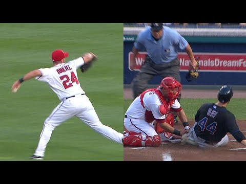 Video: Rick Ankiel makes a stellar throw to nab Bay